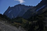 The boulder field just before summit